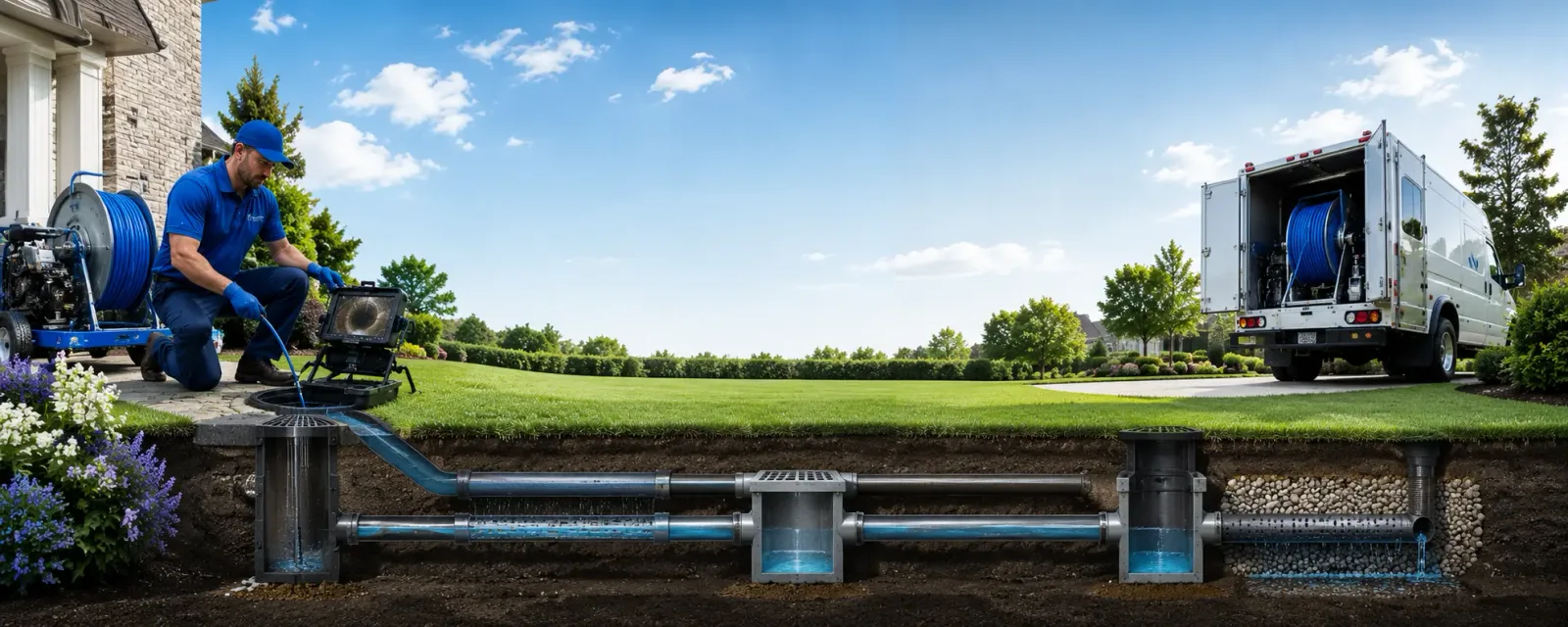 Outdoor drain cleaning information for Fredericktown, OH