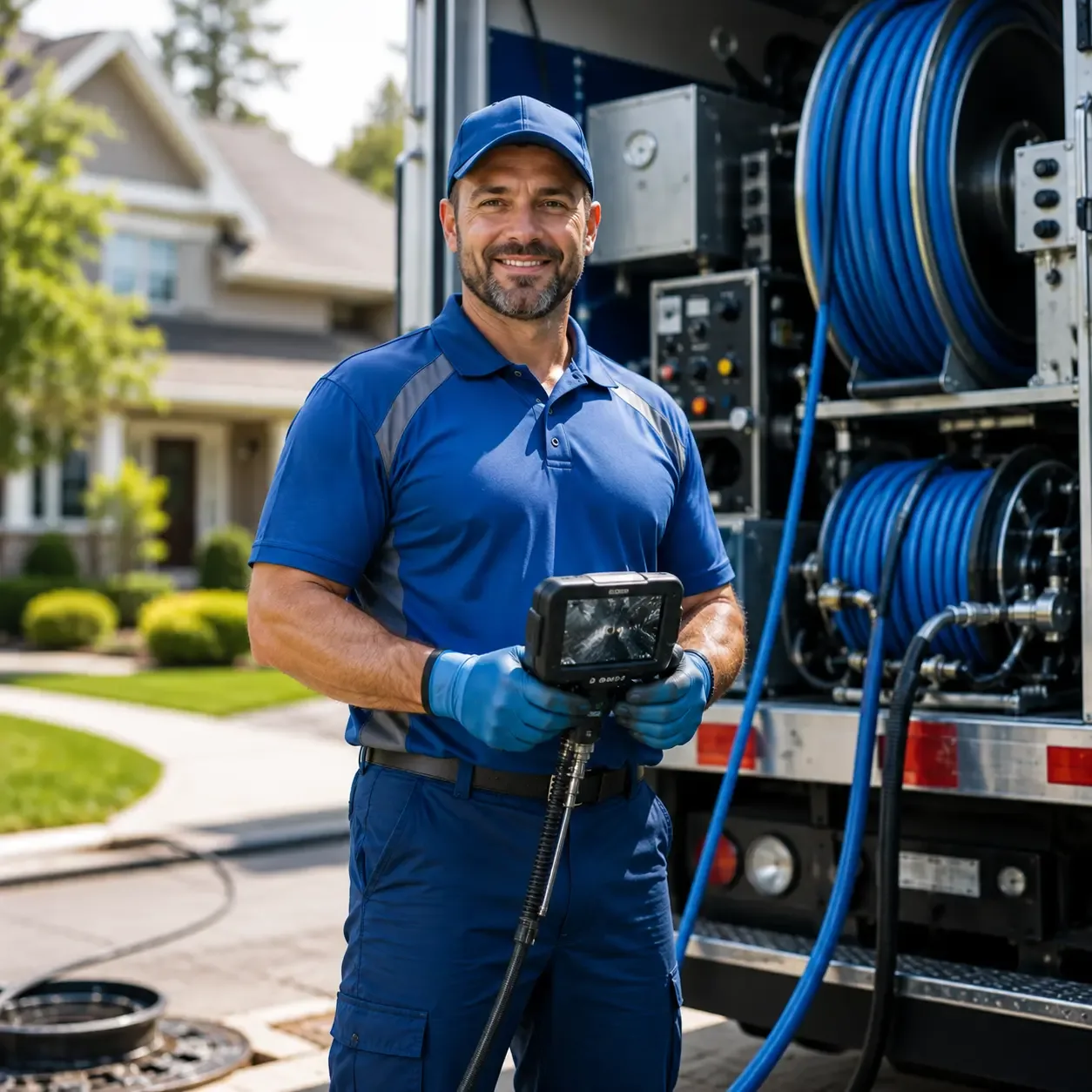 Local outdoor drain cleaning specialists in Fredericktown, OH